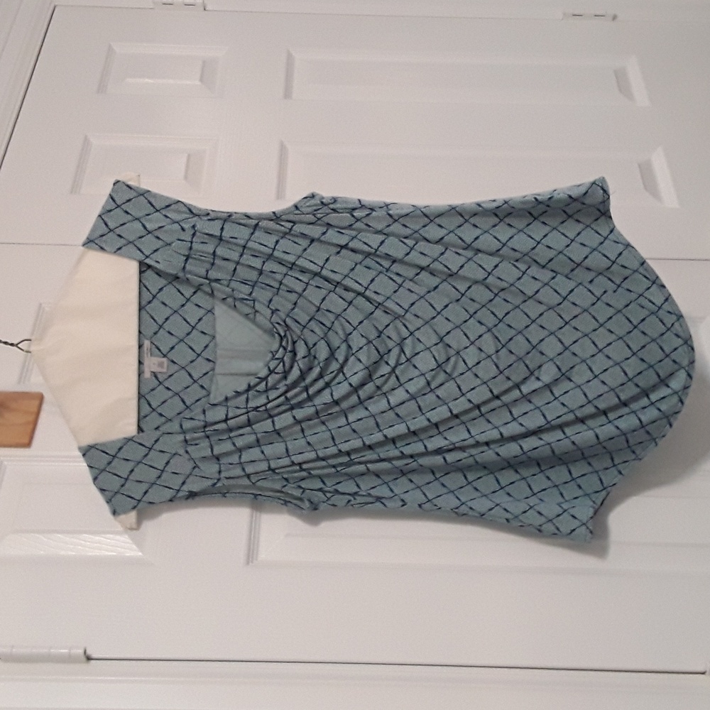Knit cowl neck tee